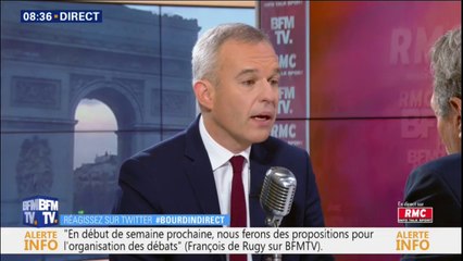 "Je ne suis pas favorable" à moratoire sur la hausse des taxes sur le carburant, déclare François de Rugy