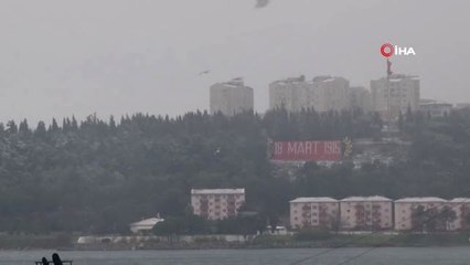 Çanakkale'nin Yüksek Kesimlerinde Kar Yağışı Başladı