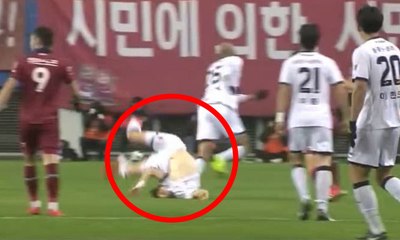 Korkunç görüntü:  20 yaşındaki futbolcunun boynu kırıldı!