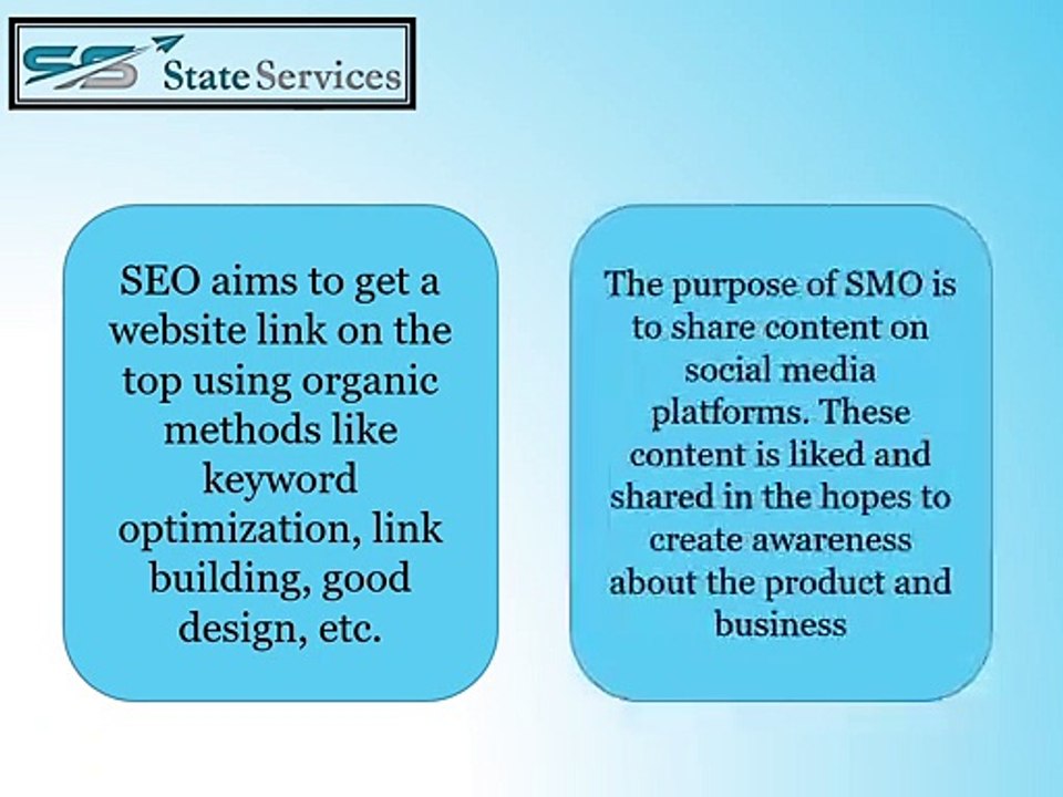 Difference Between SEO and SMO | State Services