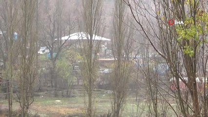 Beytüşşebap'ta Yağış Sonrası Kartpostallık Görüntüler Oluştu