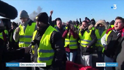 "Gilets jaunes" : des secteurs très touchés par le mouvement