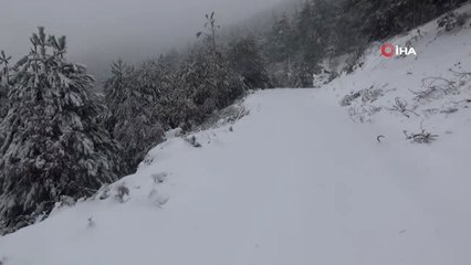 Kazdağları Beyazlara Büründü...kuzey Ege'nin İlk Karı Kazdağları'na Yağdı