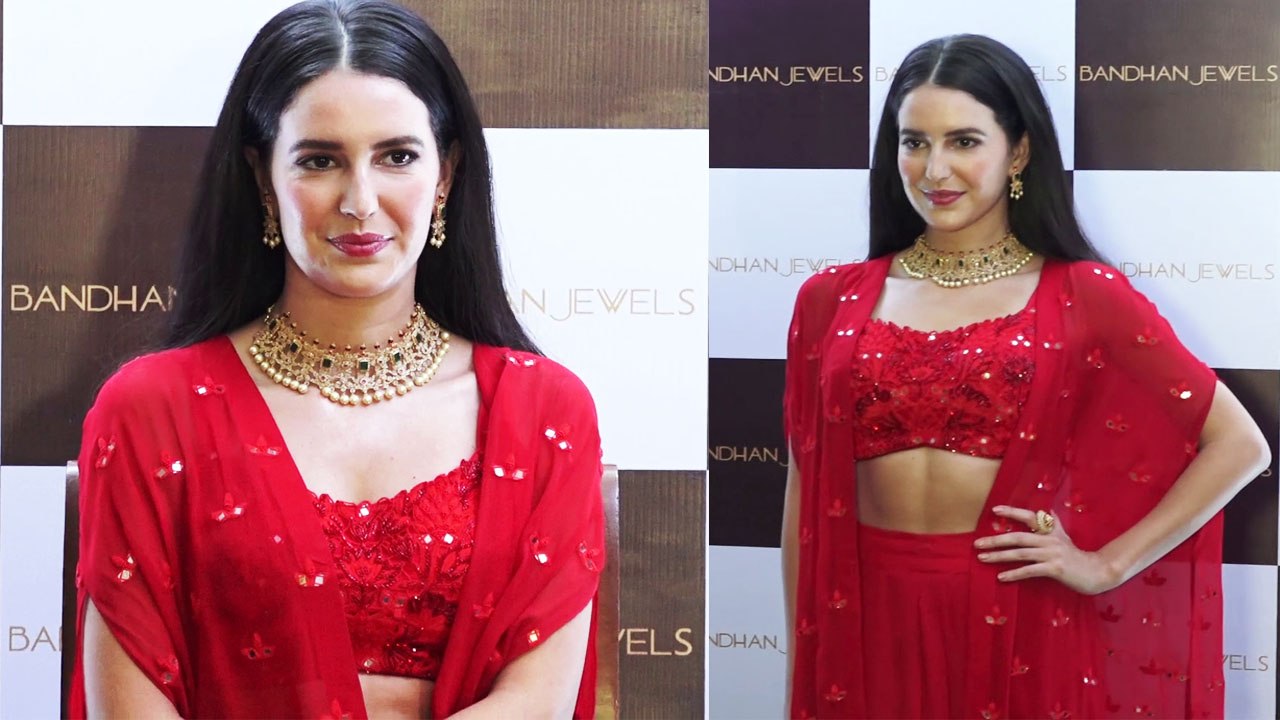 Katrina Kaif की बहन Isabelle Kaif का Red Dress में Gorgeous Look; Watch Video | Boldsky