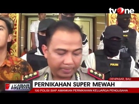 Polisi Siap Amankan Pernikahan Super Mewah di Bali