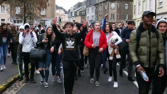 Les lycéens thionvillois solidaires des gilets jaunes