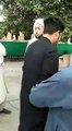 Desi shemale preaching Islam on Pakistani Railway station