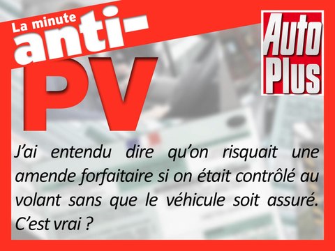 Rouler sans assurance passible d’une amende