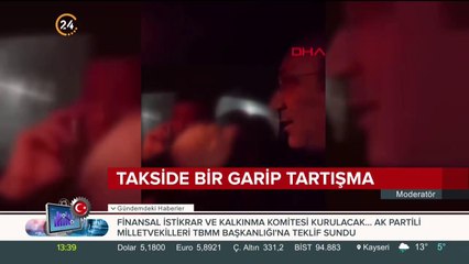 Taksici alkollü sürücünün o anlarını kaydetti