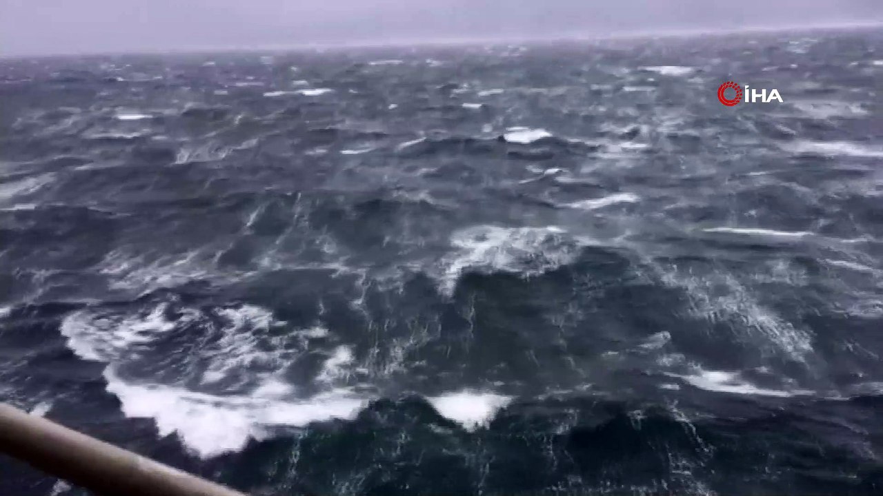 Marmara Denizi açıkları böyle görüntülendi