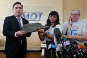 MH370: Family members hand over pieces of debris to Transport Minister