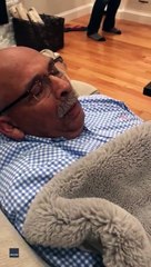 Jouer au tennis avec les ronflements de son père