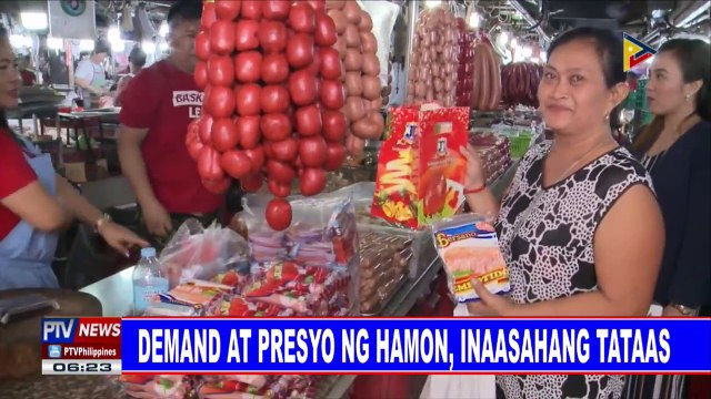 Demand at presyo ng hamon, inaasahang tataas; Presyo ng prutas, tumaas din