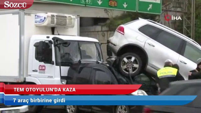 TEM’de zincirleme kaza