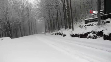 Kocaeli'nin Yüksek Kesimleri Beyaza Büründü