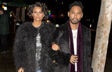 Miguel and Nazanin Mandi stayed together the night before their wedding