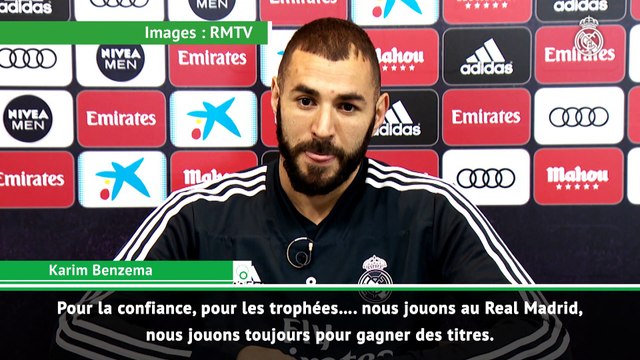 Karim Benzema : Nous jouons au Real pour gagner des titres