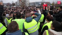 Manifestation des lycéens devant le lycée Bourdelle à Montauban