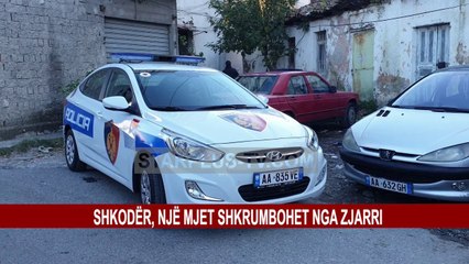 SHKODËR, NJË MJET SHKRUMBOHET NGA ZJARRI