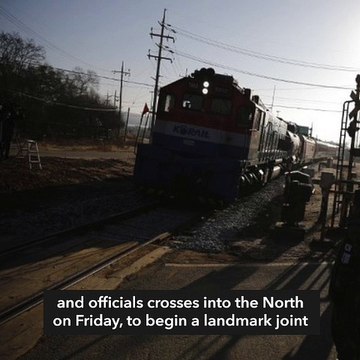 2 Koreas start landmark journey for railway reconnection