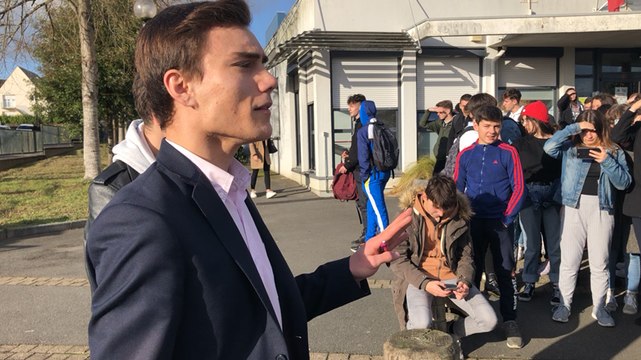 Les lycéens dans la rue contre la réforme Blanquer