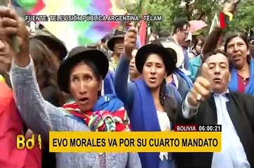Evo Morales va por su cuarto mandato presidencial en Bolivia