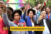 Evo Morales va por su cuarto mandato presidencial en Bolivia