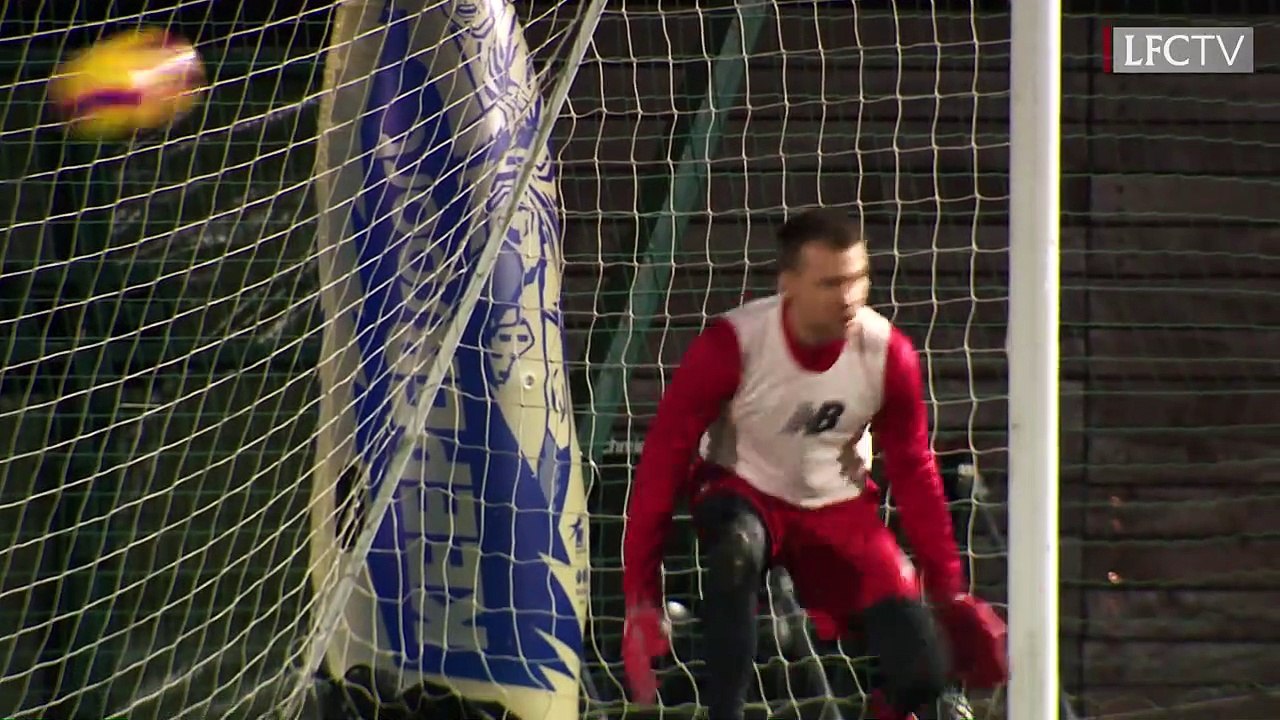 Reds train pre-Everton