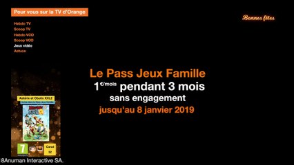 Actu du Pass Jeux Famille décembre 2018