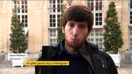 "Je n'ai pas souhaité poursuivre parce qu'il n'était pas possible de filmer", dit le "gilet jaune" qui a quitté Matignon