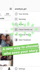 Amigos cercanos, nueva función para compartir Instagram Stories
