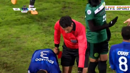 بطوله كاس زايد للانديه العربيه مباراه الاياب بين النفط العراقي والهلال السعودي   ش الثاني   30_11_2018