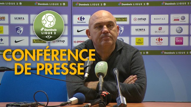 Conférence de presse Grenoble Foot 38 - FC Metz (1-1) : Philippe HINSCHBERGER (GF38) - Frédéric ANTONETTI (FCM) - 2018/2019