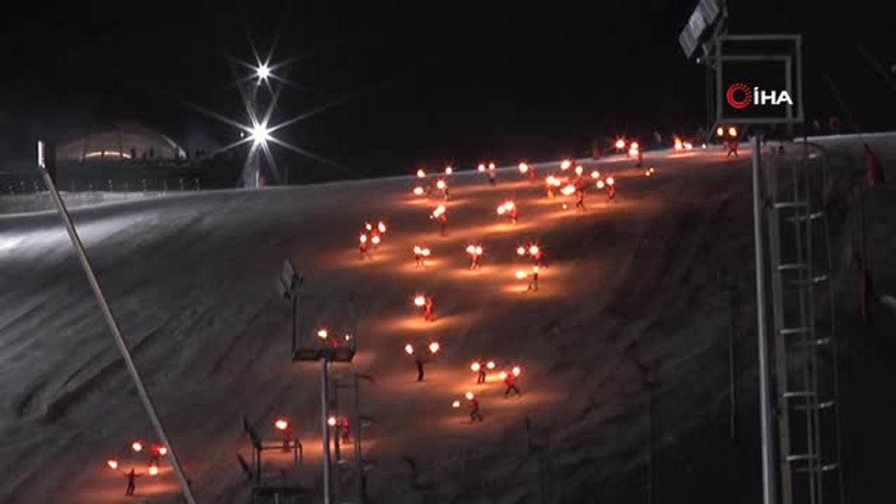 Palandöken'de Meşaleli Sezon Açılışı