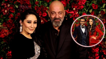Deepika - Ranveer Reception: Sanjay Dutt in Panipat Look with Manyata Dutt; Watch Video | FilmiBeat