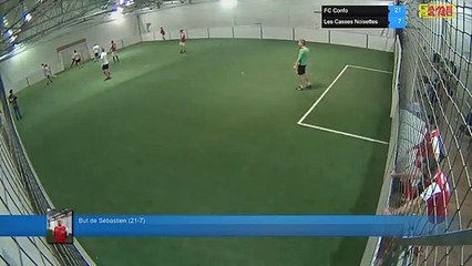But de Sébastien (21-7) - FC Confo Vs Les Casses Noisettes - 29/11/18 21:00 - LIGUE 5