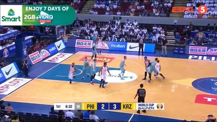 Philippines vs Kazakhstan - 1st qtr November 30, 2018 - FIBA World Cup 2019 Asian Qualifiers