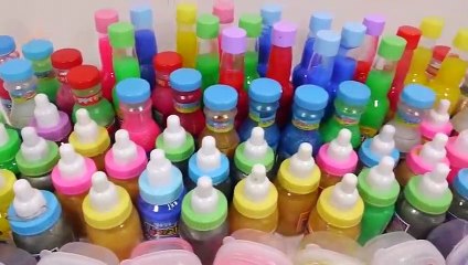 Water Balloons Pizza Glue Clay Slime Mix Learn Colors Surprise Eggs Toys