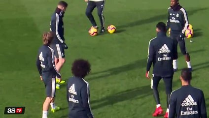 Modric and Vinicius Jr 'fights' with each other in training