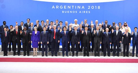 Arjantin'de Geçekleşen G-20 Zirvesi Başladı! Liderler Aile Fotoğrafı Çektirdi