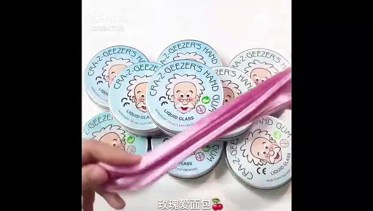 Liquid glass putty - satisfying slime ASMR video compilation