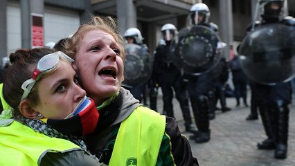 Protestos dos "coletes amarelos" chegam a Bruxelas