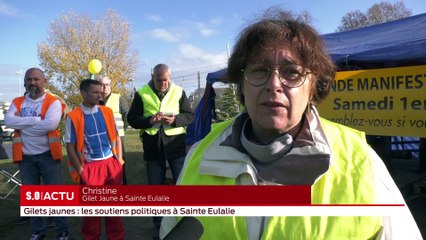 Gilets jaunes : les soutiens politiques à Sainte Eulalie