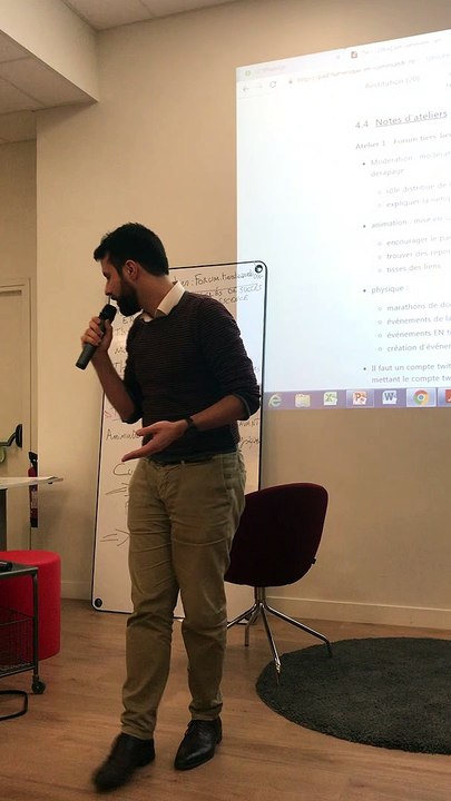 29/11/2018 Restitution de l'atelier "réussite du forum.tierslieuxedu.org" 1/3