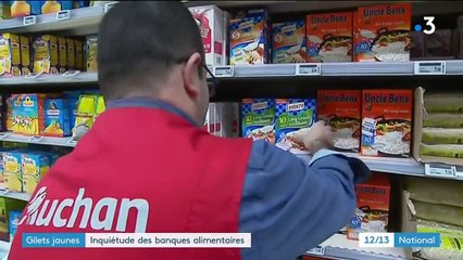 "Gilets jaunes" : l'inquiétude des banques alimentaires