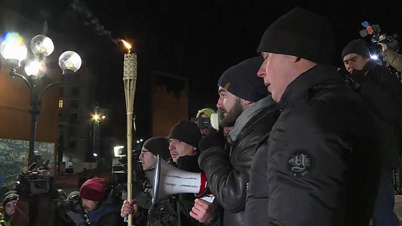 Ukrainer erinnern an Revolution vor fünf Jahren