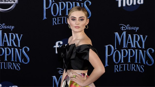 Meg Donnelly Mary Poppins Returns World Premiere Red Carpet