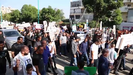 İsrail'deki Araplardan yıkım karşıtı gösteri - LOD