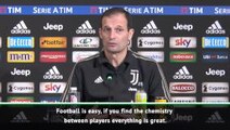 Juve front three of Ronaldo, Dybala and Mandzukic have great chemistry - Allegri