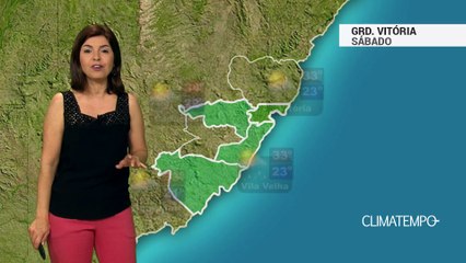 Previsão Grande Vitória – Calor e pancadas de chuva